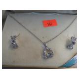 VINTAGE NECKLACE & EARRINGS