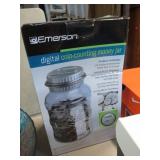 DIGITAL COIN COUNTING MONEY JAR