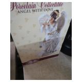 PORCELAIN ANGEL W/ DOVE FIGURINE
