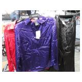 SATIN TOPS, PANTS &SKIRT -- L, 14, 16