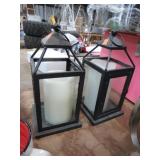2-- LED CANDLE LANTERNS