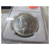 1922 PEACE SILVER DOLLAR