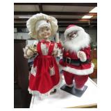 Animated Santa Claus & Mrs Claus
