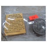 OLD MEXICAN SILVER DOLLAR