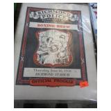 1938 RICHMOND POLICE BOXING SHOW PROGRAM