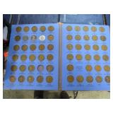 1/3 FULL 1941 ON LINCOLN CENT COIN BOOK #2