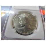 1924 PEACE SILVER DOLLAR COIN