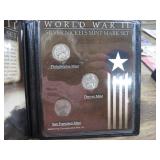 SUSAN B ANTHONY & 35% SILVER WWII NICKELS COIN STS