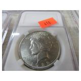 1923 PEACE SILVER DOLLAR COIN