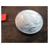 1922 PEACE SILVER DOLLAR COIN