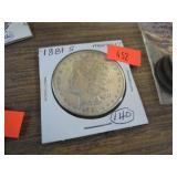 1881-S MORGAN SILVER DOLLAR COIN