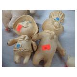 1971 & 1972 PILLSBURY DOUGH BOY & GIRL DOLLS