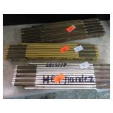 3-- CARPENTERS FOLDING RULERS