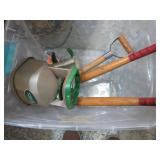 GARDEN PRUNER, SHOVEL & BROADCAST SEEDER