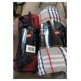 2-- FLANNEL THROW BLANKETS
