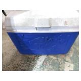 FISHING COOLER -- HAS EMBOSSED BASS