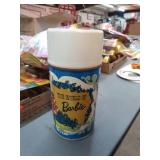VINTAGE THE WORLD OF BARBIE THERMOS -- 1971