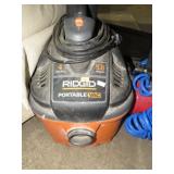 RIDGID WET DAY VACUUM -- HOSE INSIDE