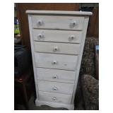 PINE LANGERIE CHEST -- 7 DRAWERS