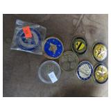 8-- MILITARY CHALLENGE TOKENS
