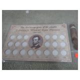 WHEAT PENNY COIN SET & CARD HOLDER