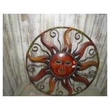 METAL SUN & BIRTHDAY WALL DECOR