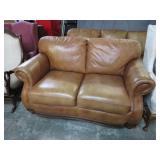 GENUINE LEATHER LOVE SEAT