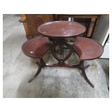 MAHOGANY 3 TIER TABLE