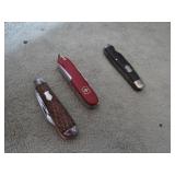 3-- POCKET KNIVES
