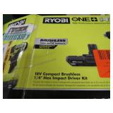 RYOBI 1/4" 18V CORDLESS IMPACT DRIVER