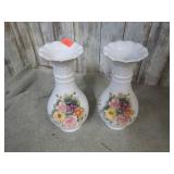 2-- LEFTON CHINA VASES
