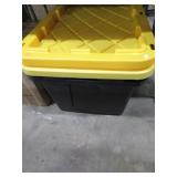 2-- STORAGE TUBS W/ LIDS