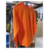 ORANGE SHIRT -- L