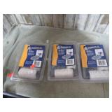 3-- MINI PAINT ROLLER KITS