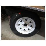 15" 5 LUG TRAILER WHEEL & TIRE