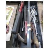 TOOL TRAY W/ CRAFTSMAN WRENCHES & SOCKET WRENCH