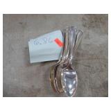 STERLING SILVER SPOONS -- 6.86ozt