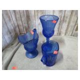 BLUE GLASSWARE