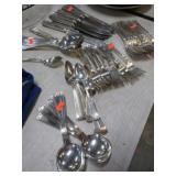 STERLING SILVER FLATWARE - 57ozt (not incl knives)