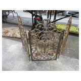 CAST IRON FIRPLACE SCREEN