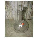 ETCHED GLASS OR CRYSTAL DECANTER