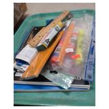 TRAY LOT -- SCHOOL SUPPLIES