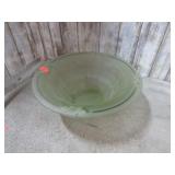GREEN URANIUM GLASS BOWL