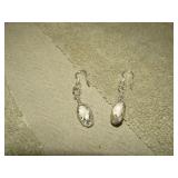 STERLING SILVER EARRINGS W/ STONES -- 3.11g