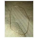 STERLING SILVER NECKLACE -- 3.22g