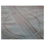 STERLING SILVER NECKLACE -- 5.58g