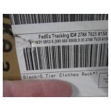 2-- 5 TIER CLOTHES RACKS