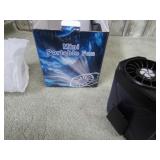MINI PORTABLE WIRELESS FAN W/ LIGHT