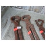 3-- BLACKSMITH TONGS