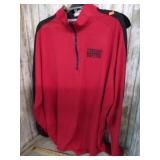 RED PULL OVER & HOCKEY JERSEY